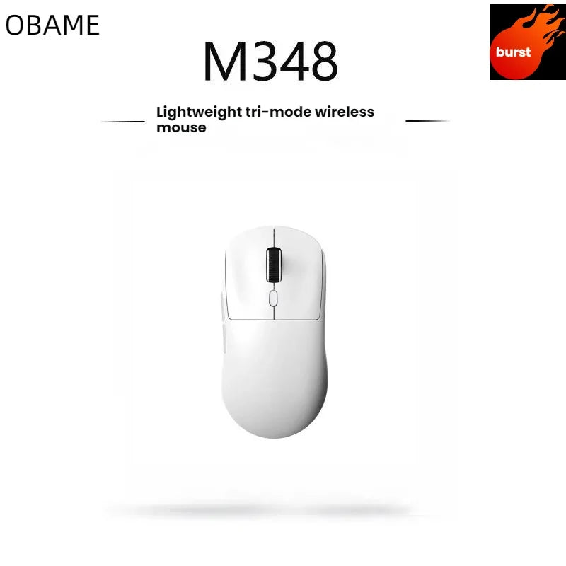 New M348 Wireless Bluetooth Lightweight Esports Game Mouse 6400DPI Mobile Battery Long Battery Life 2.4GHz Wireless Receiver