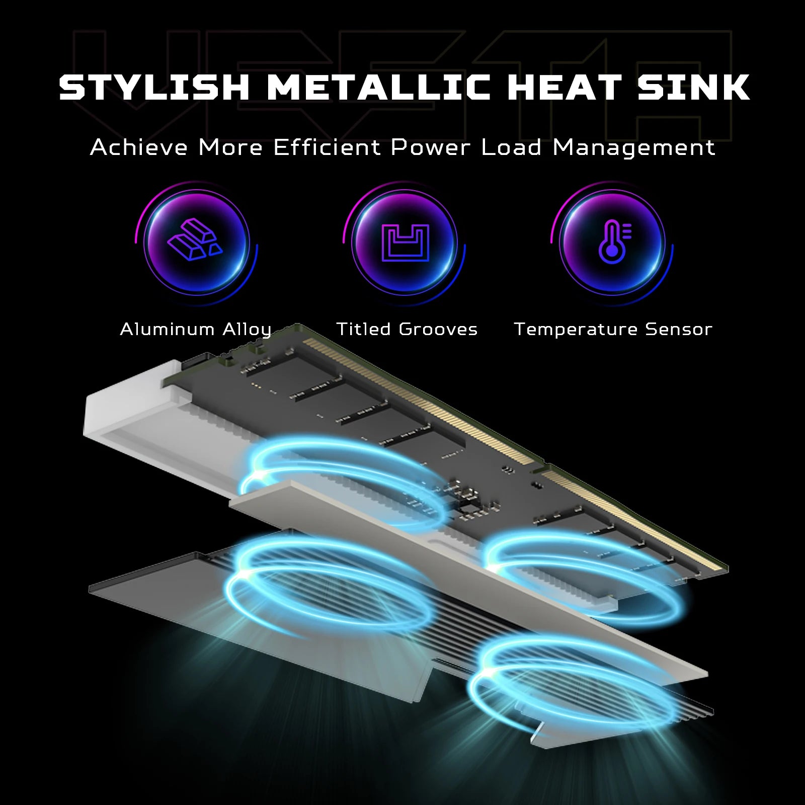 ACER PREDATOR Vesta II RGB DDR5 RAM Memory 32GB(2x16GB) 6000MHz, CL28, Gaming Computer Memory Compatible with XMP 3.0/AMD EXPO - WinSupport Tech