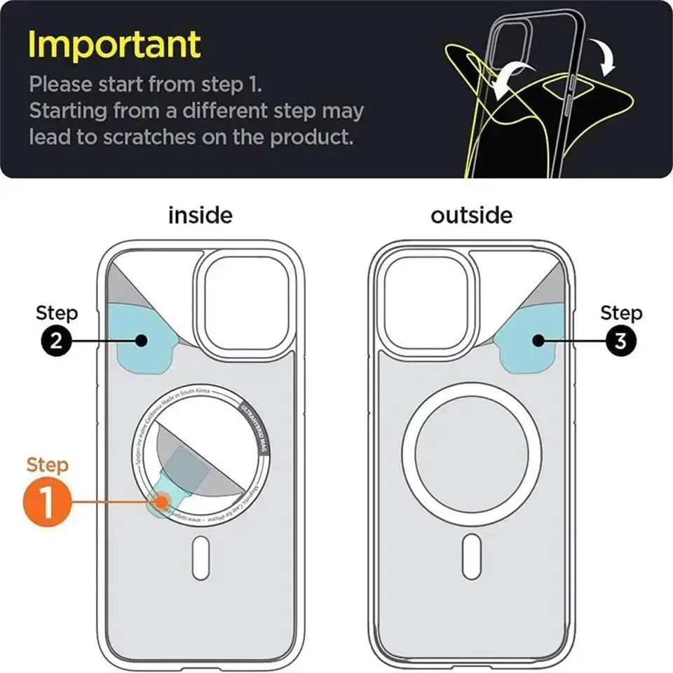 Magnetic Magsafe Wireless Charge Case for Samsung Galaxy S26 S25 S24 S23 Plus S23 22 21 20 FE Ultra edge Clear Shockproof Cover