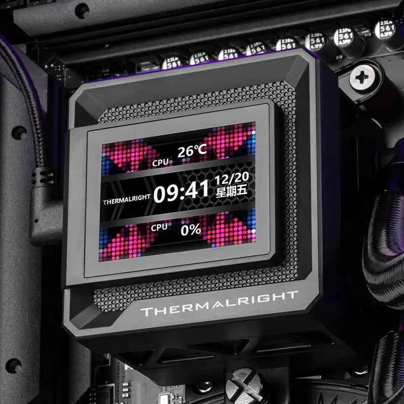 Thermalright FW 240 SE ARGB All-in-One Water Cooler, 2-inch IPS LCD, Liquid CPU Cooler supports LGA1851/1700 AMD AM4/AM5