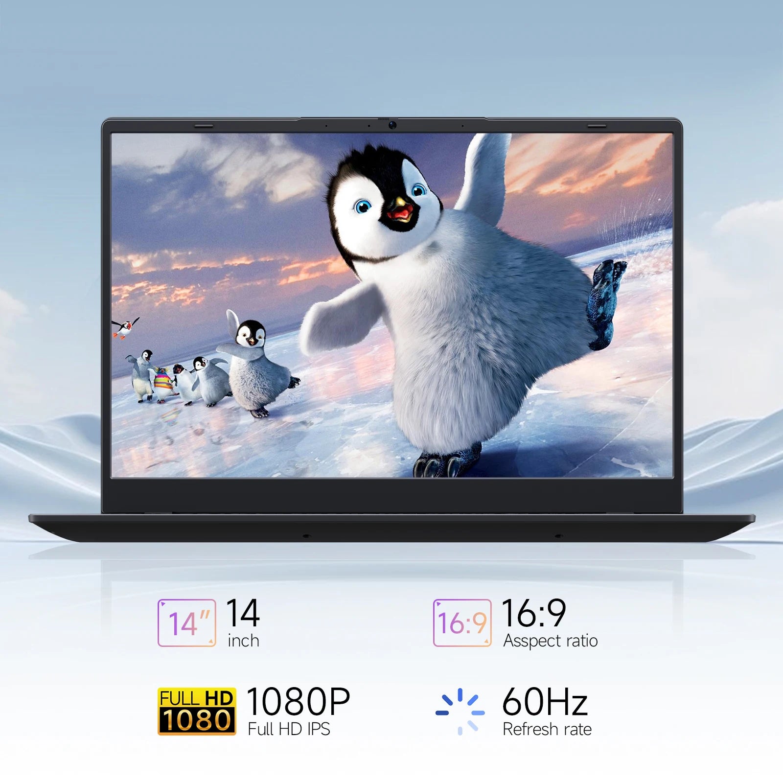 14 Inch Windows 11 Laptop, N4000 2.6Ghz, 8GB RAM, 256GB ROM - WinSupport Tech