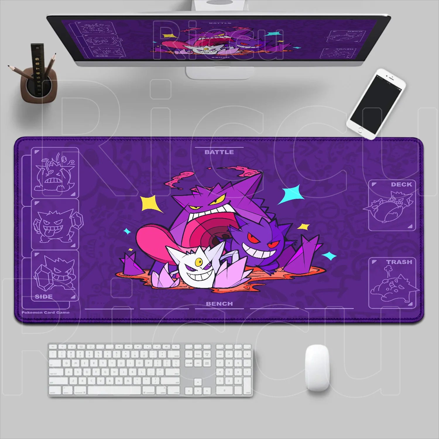 HD 900x400 Rubber Large PC Mousepad Gaming Mouse Pad Accessories Pikachu Slowpoke XXL Desk Keyboard Mat Computer Laptop Mausepad