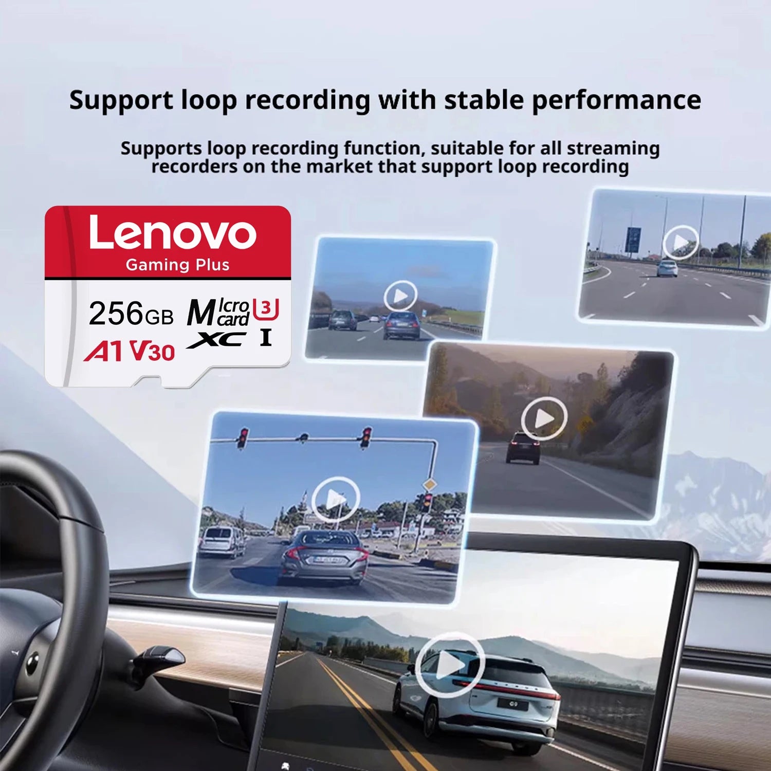 Lenovo SD Card 1TB High Speed Micro SD Card for Nintendo Switch 512GB 256GB 128GB U3 V30 Stable Performance SD Memory Card