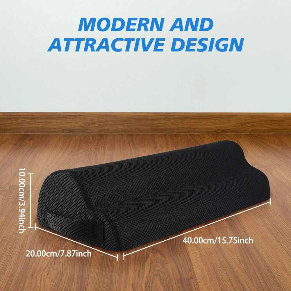 Memory Foam Office Foot Stool & Under Desk Footrest Leg Elevation Pillow for Gaming & Home Office