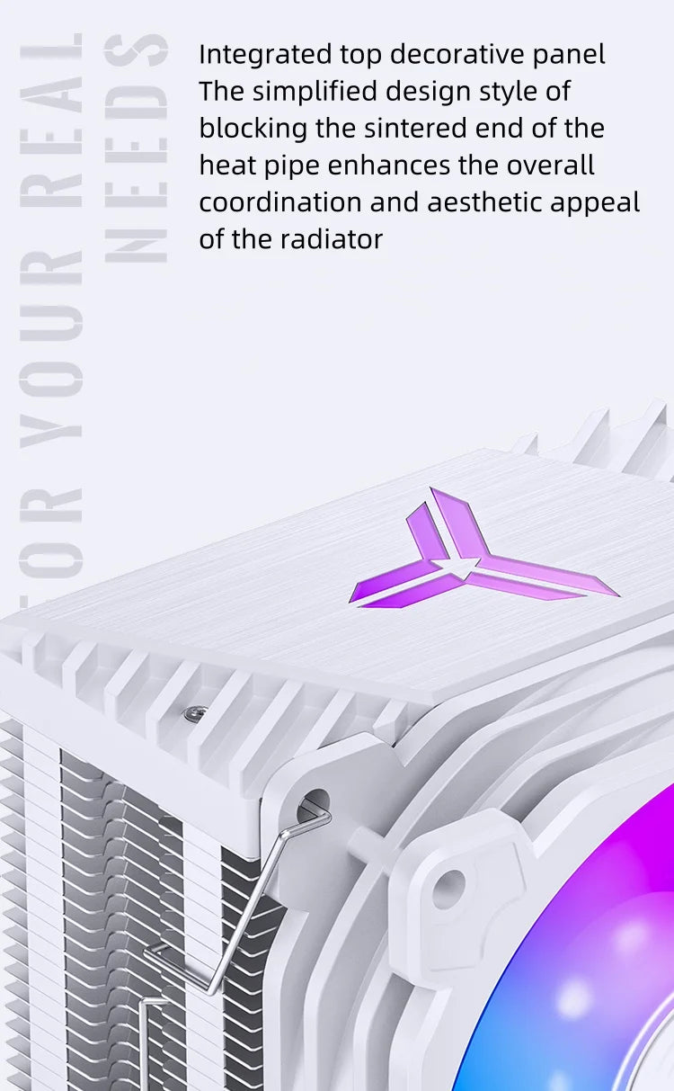 JONSBO CR1400E 92mm CPU Cooler 4 HeatPipes Colorful PWM Processador Air Radiator Silent Fan For LGA1700 1200 1151 1150 AM4 AM5