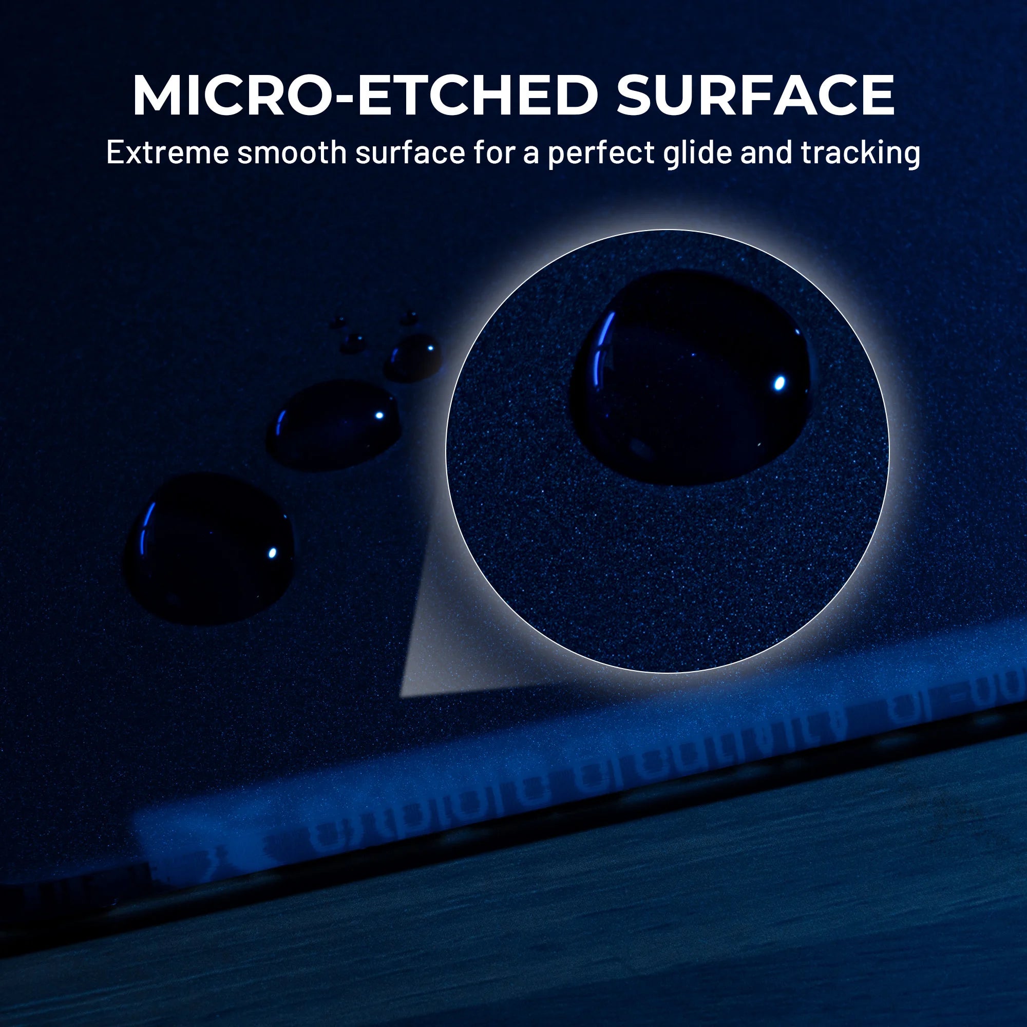 XVX Premium Glass Mousepad Micro-etched surface Full Anti-slip Rubber Base Special Tempered Glass Black Mouse Pad for Gamer