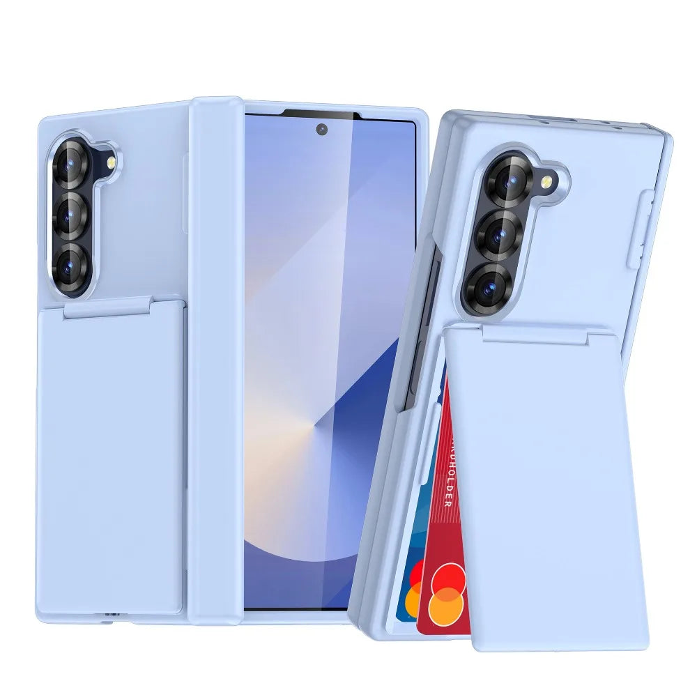 Dopamine Candy Color Matte Phone Case for Samsung Galaxy Z Flip 7 FE 6 5 Flip 4 3 5G Hinge Protective Hard Back Cover