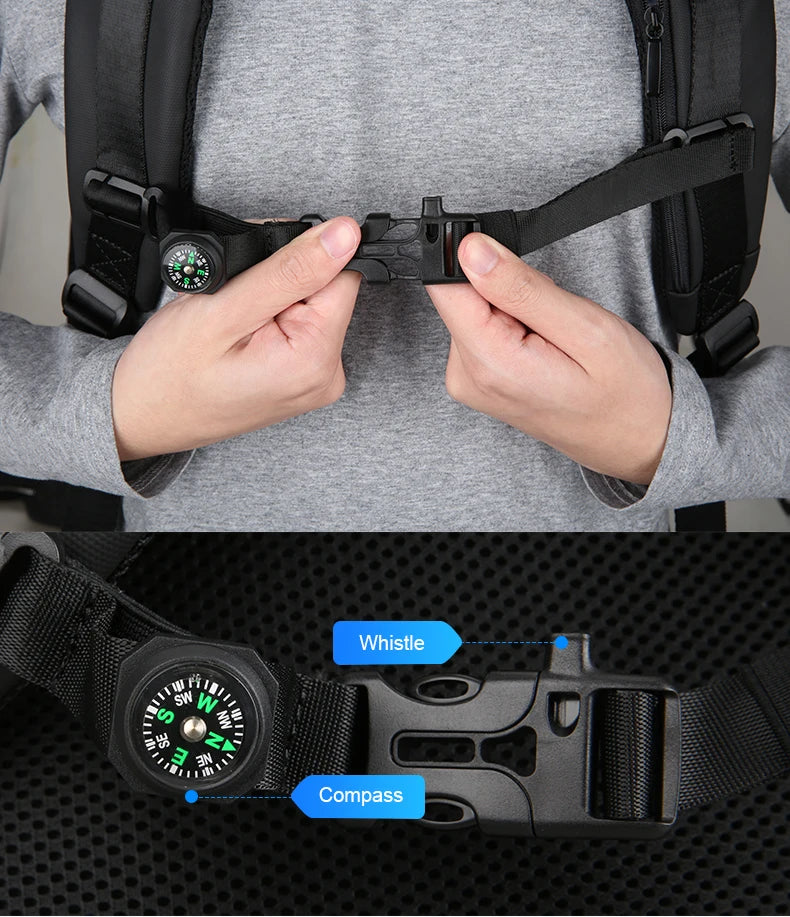 Mark Ryden 2025  Anti-Thief Fashion Men Backpack Multifunctional Waterproof 15.6 Inch Laptop Bag Man USB Travel Charging Bag