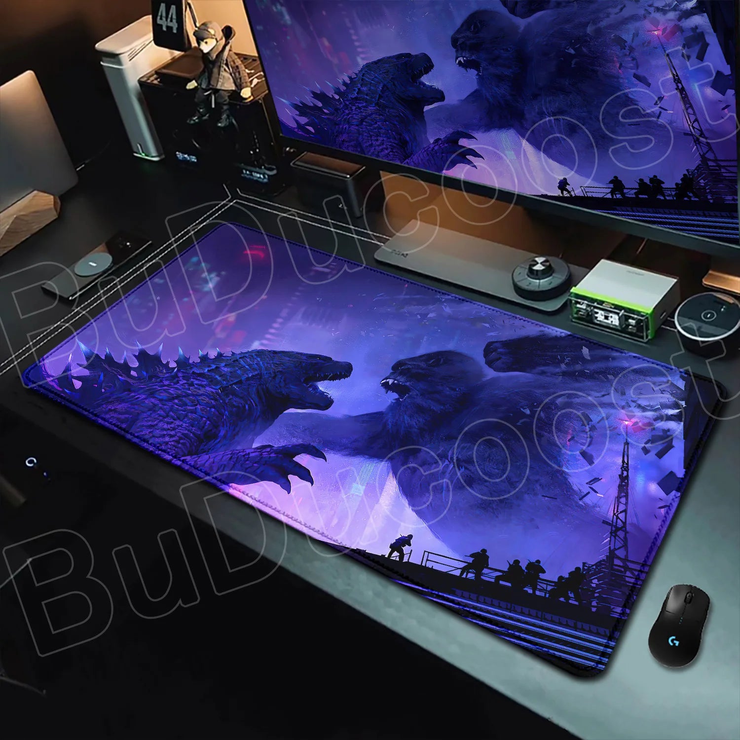 G-Godzillaes Mouse Pad Personalized Pattern 900x400mm XXL Lockedge Office Laptop Game Computer Desk Mat Table Keyboard Mouse Pad