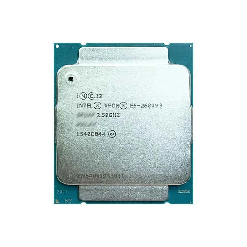 Intel Xeon E5 2680 V3 Used E5 2680V3 2.5 GHz Twelve-Core Twenty-four-Thread CPU processor  30M 120W LGA 2011-3