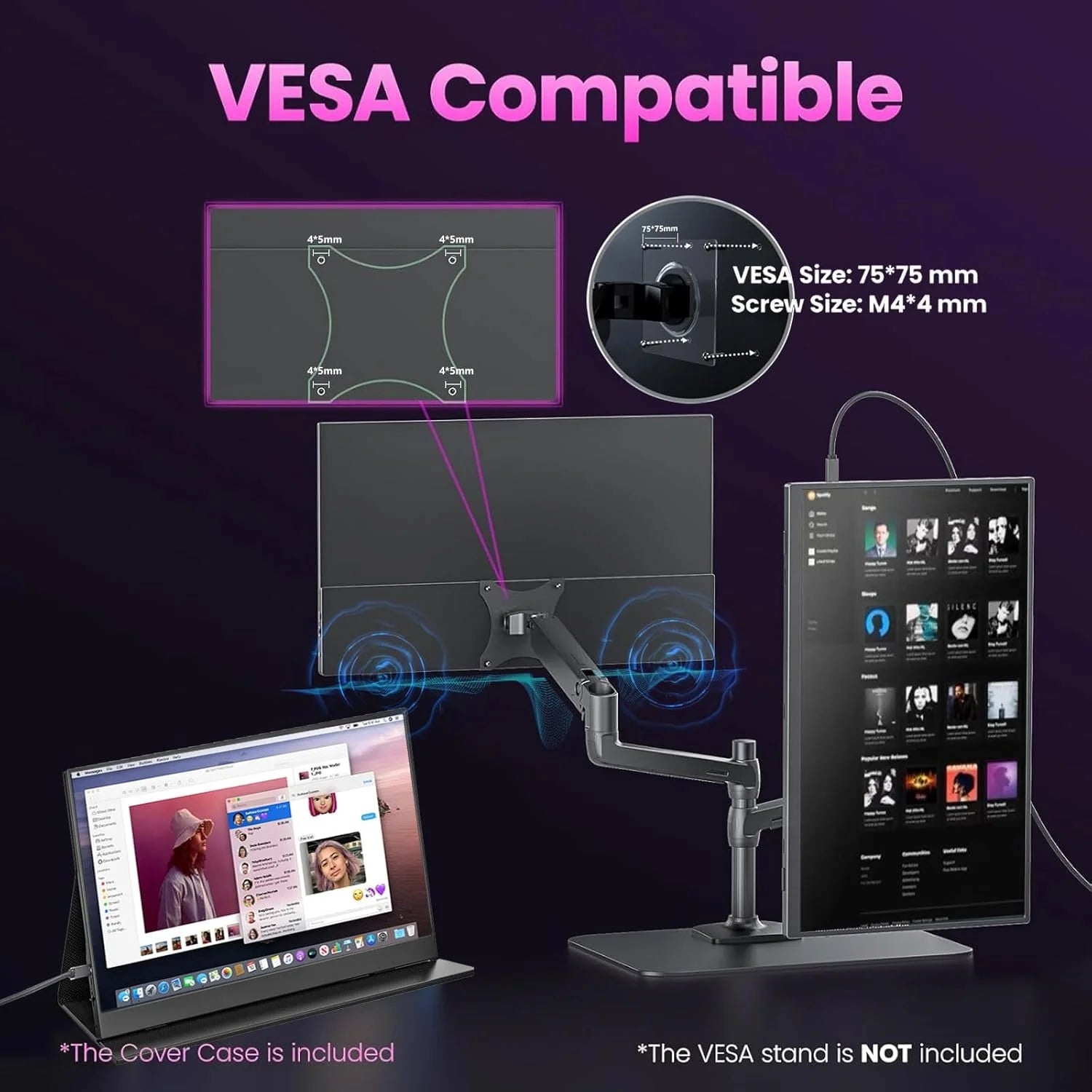 UPERFECT 4K Portable Monitor 18.4