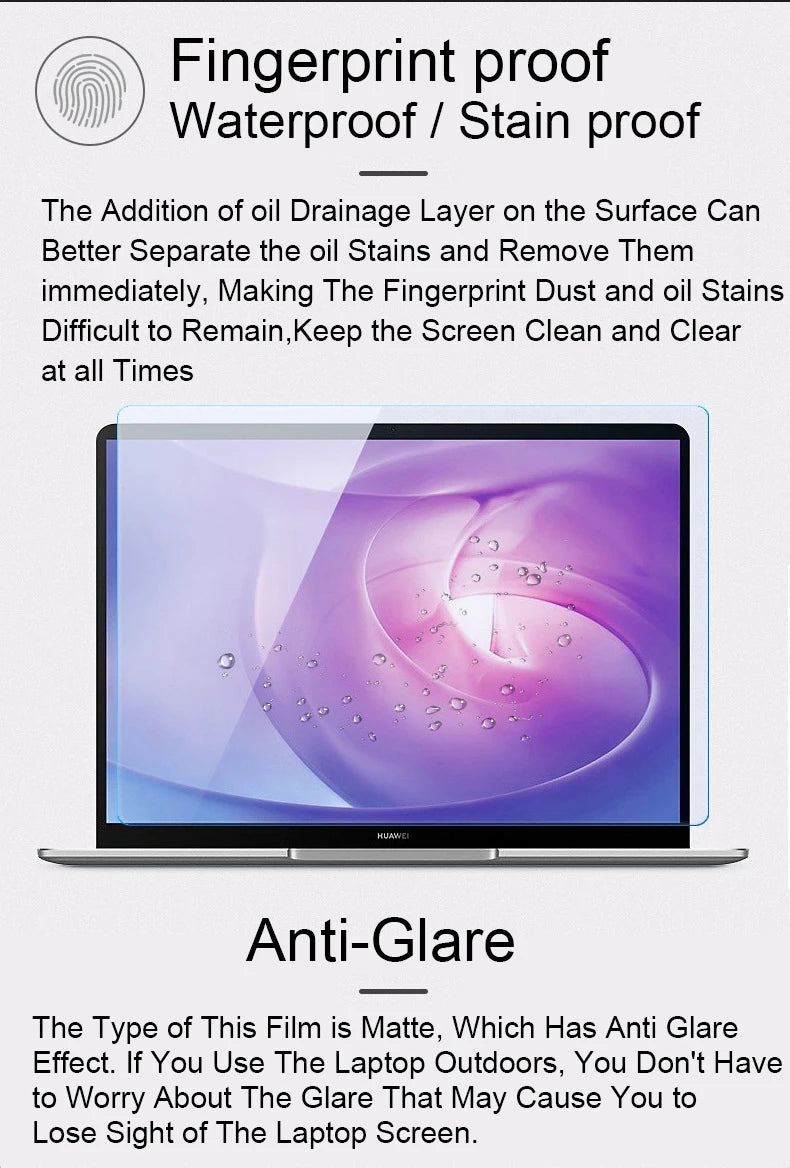 Privacy Screen Protector for New HUAWEI MateBook 14 2024 D14 D16 16S 14S XPro 14.2 16 Inch Anti-spy Anti-Peep Film for MagicBook