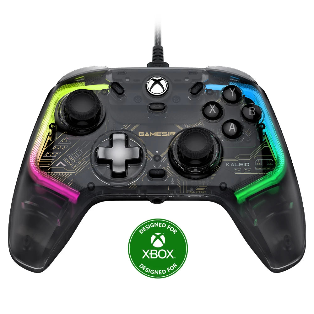 GameSir Kaleid Xbox Controller Wired Gamepad for Xbox Series X, Xbox Series S, Xbox One Game Console, with Hall Effect Joystick