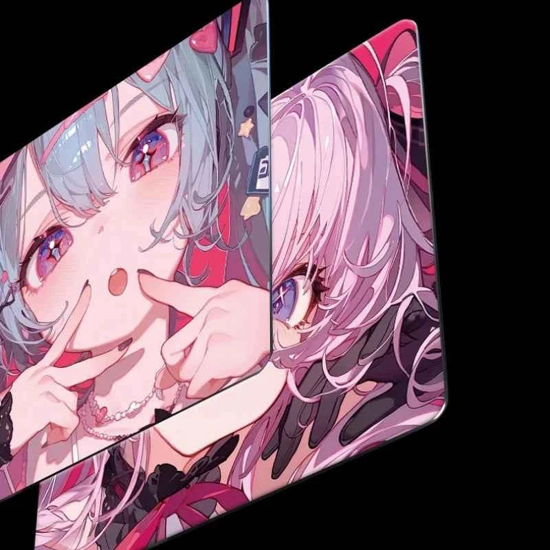 Large Tempered Glass Mouse Pad Extra Large FPS Esports Desk Pad Upgraded Smooth Custom Anti Slip Special Crystal Mist Surface