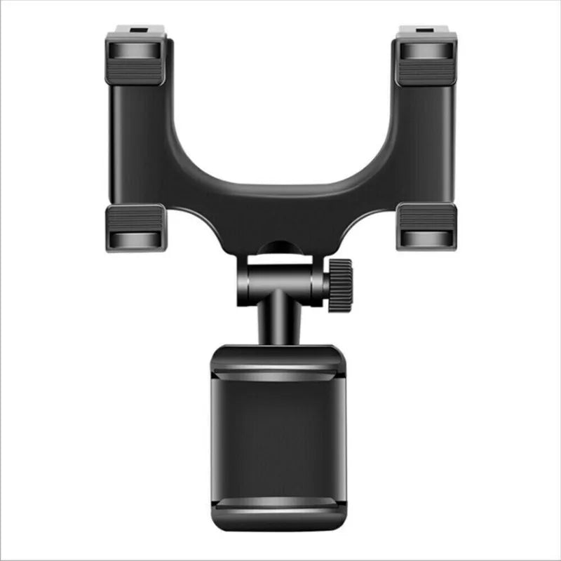 Universal 360 Rotation Car Rear View Mirror Mount Stand GPS Cell Phone Holder,Rearview Mirror Car Phone Mount, 360° Rotatable Universal Cell Phone Holder for All Smartphones Auto Rear Mirror Clip Bracket