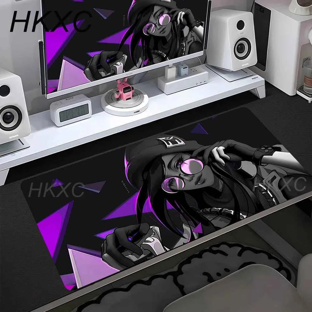Gaming Valorant Mouse Pads Computer Pad Gamer Girl Desk Xxl PC Cabinet Carpet Kawaii Gamers Accessories Keyboard Hot Mausepad XL