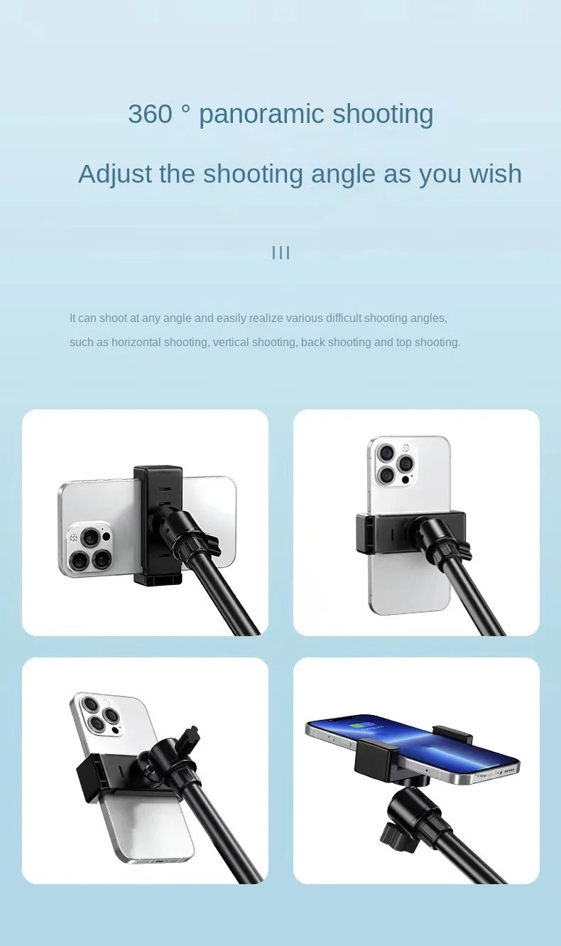 Smartphone Mobile Stand For Cell Phone Holder With LED Ring Light Grip And Beauty Enhancements For Professional Live Streaming