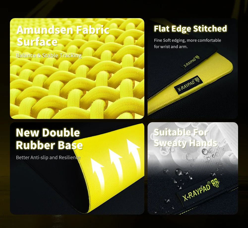 360x300x4mm X-Raypad Aqua Control Plus V2 Gaming Mouse Pads – YellowBee AC+V2