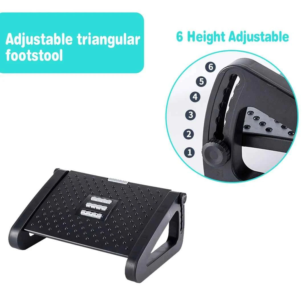 1pc Foot Rest, Adjustable Foot Rest for Under Desk at Work, Ergonomic Foots Stool for Under Office Desks