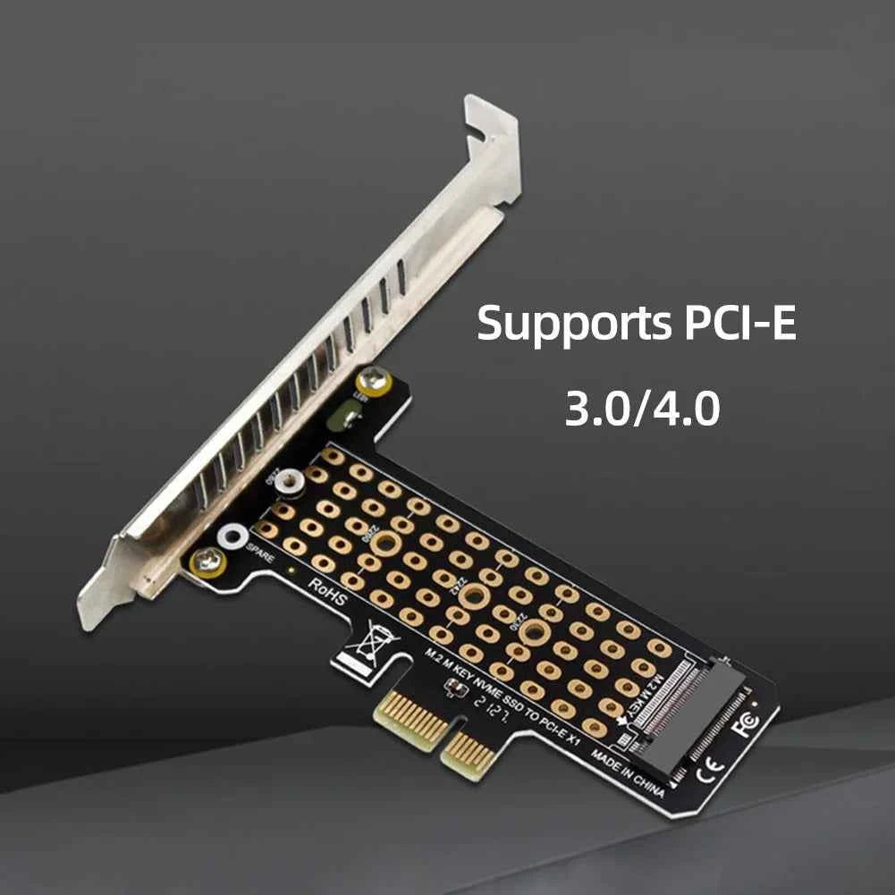 M.2 NVME To PCIe4.0 X1 Expansion Card 32Gbps Converter Card Support PCIe X1 X4 X8 X16 Interface for SSD 2230/2242/2260/2280