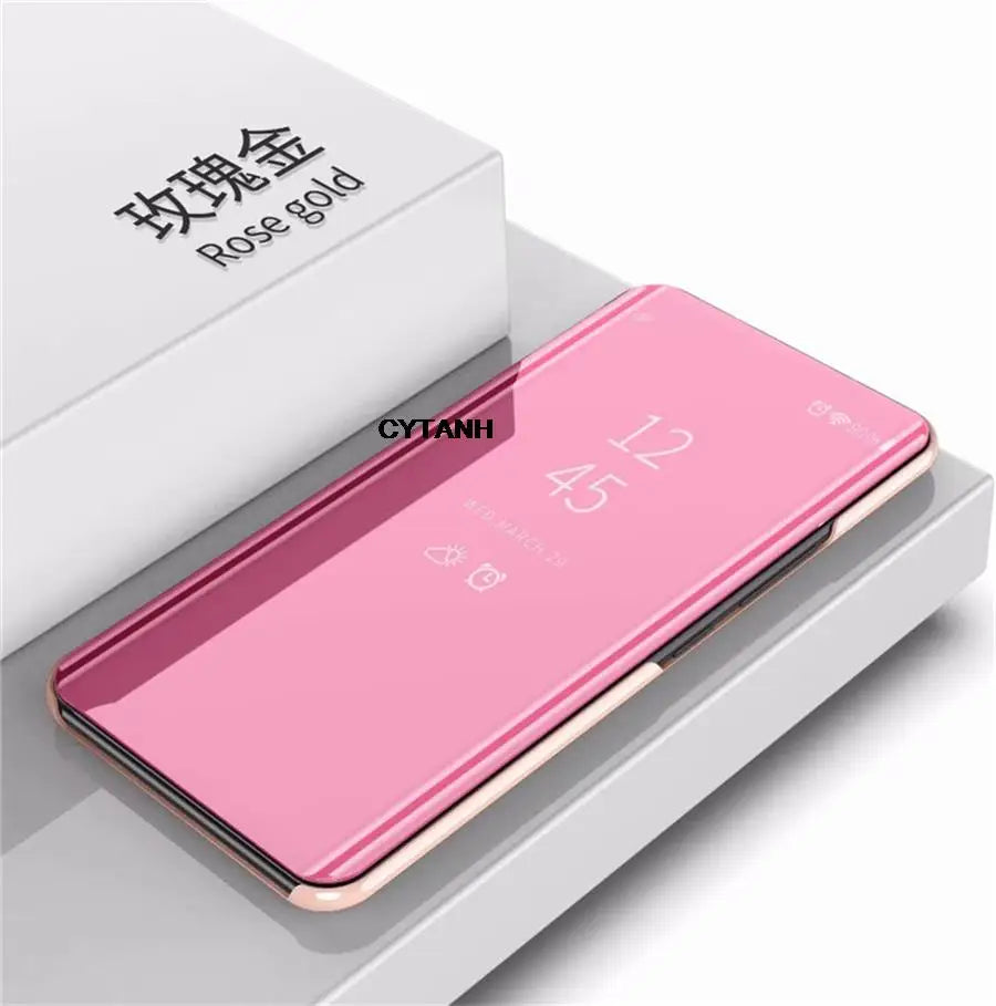 S26 Case Smart Mirror Leather Flip Magnetic Stand Cover For SamsungS26 Samsung Galaxy S 26 Plus Ultra S26Plus S26Ultra 5G shell