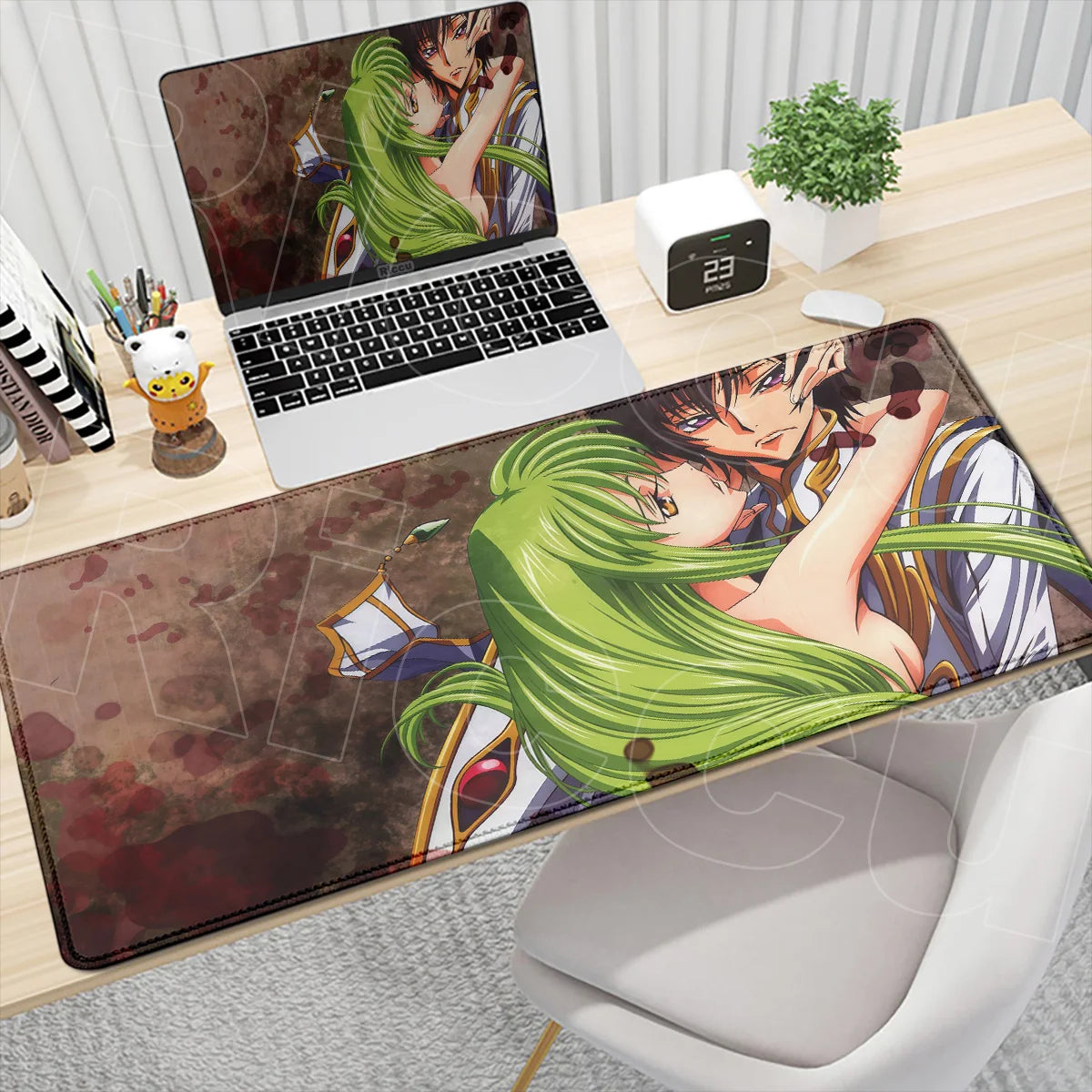 Code Geass Desk Mouse Pad XXL HD Printing Laptop Keyboard Mat Table Protector Carpet PC Gaming Accessories Lelouch CC Pretty Rug