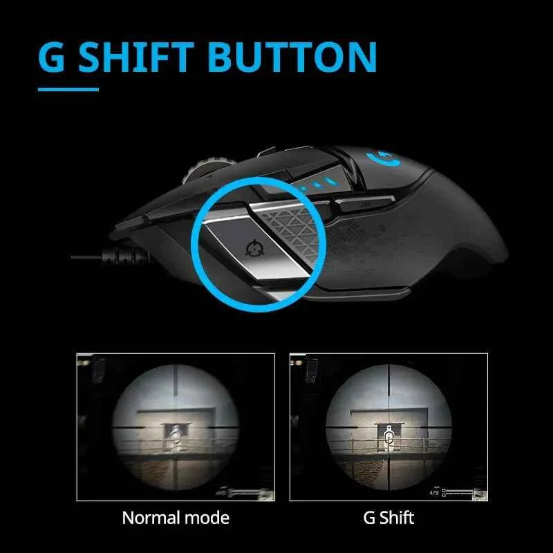 Original Logitech G502 HERO LIGHTSPEED Wired Gaming Mouse Wireless 2.4GHz HERO 25600DPI RGB Suitable For E-Sports Gamers Mouse