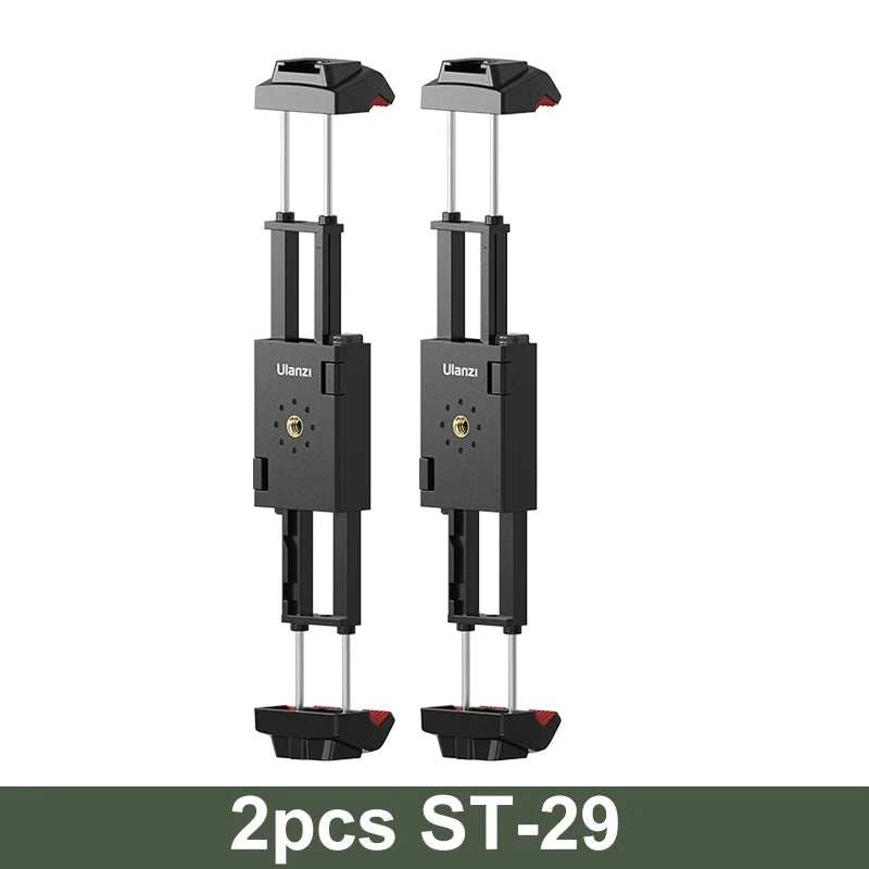 Ulanzi ST-29 Universal Tablet Tripod Mount Stand Phone Holder w Cold Shoe For iPhone iPad Air Pro Horizontal Vertical Shooting
