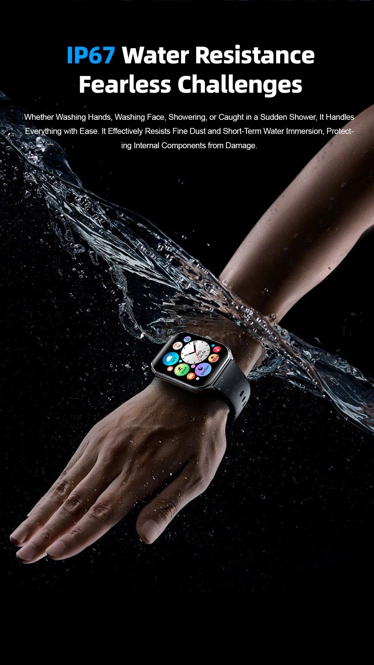 New Ultra Thin Smart Watch men 1.96
