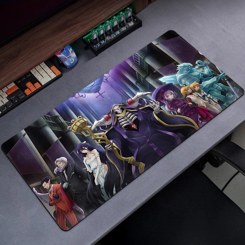 Overlord Mouse Mats Mousepad Large Anime Gaming Accessories Mause Pad Kawaii Carpet Cabinet Keyboard Deskmat коврик для мыши