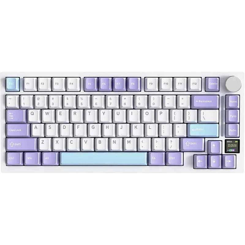 ATTACK SHARK X820 Ultra Wireless Mechanical Keyboard with TFT Smart Display & Knob, Hot Swappable, RGB South Facing LED