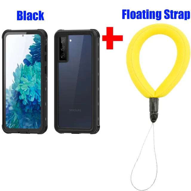 IP68 Waterproof Diving Swim OutdoorSport TPU Armor Cover Case For Samsung Galaxy S22 Ultra Plus S21 S20 Note 20 Ultra Note 10