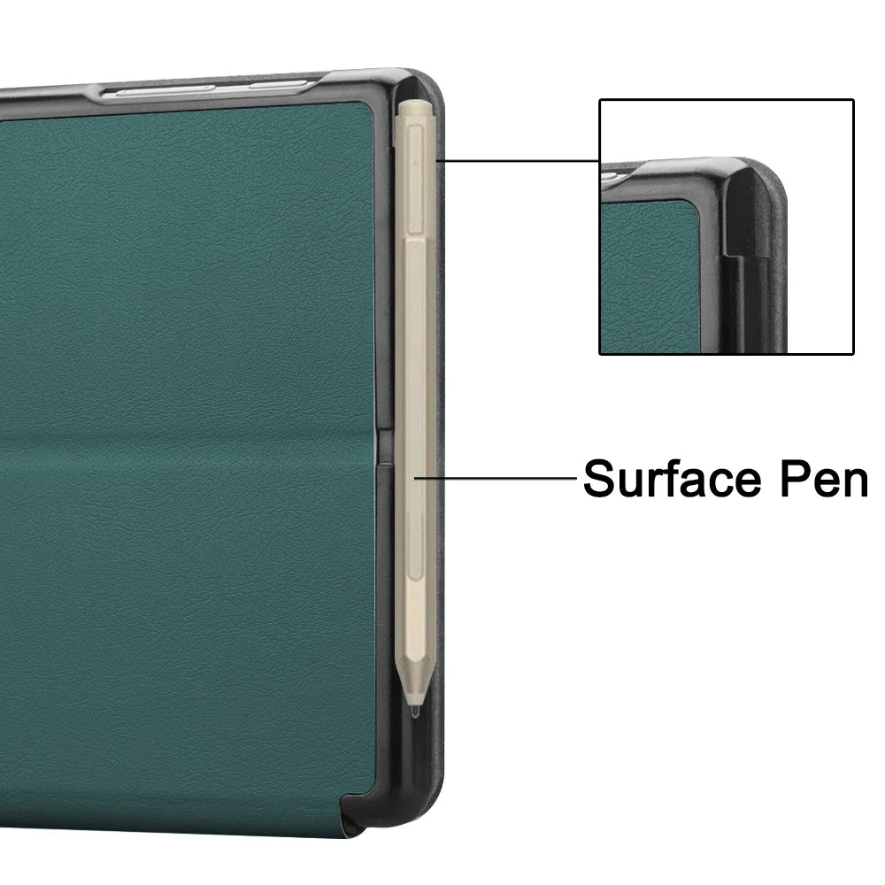 Smart Tablet Case Universal for Microsoft Surface Go 1 2 3 4 10.5 inch Filp Stand Cover Luxury PU Leather Auto Sleep Cute Funda