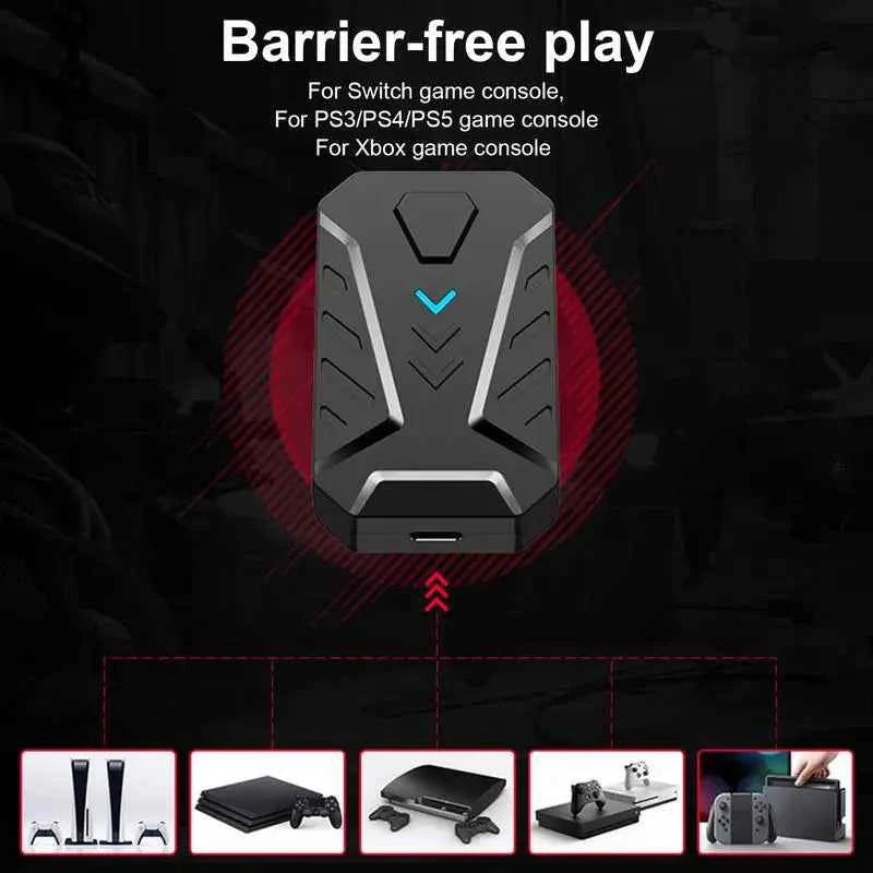 Gaming Keyboard And Mouses Combo With Converter Build In ForNintendo SwitchPS4 XboxConsoles