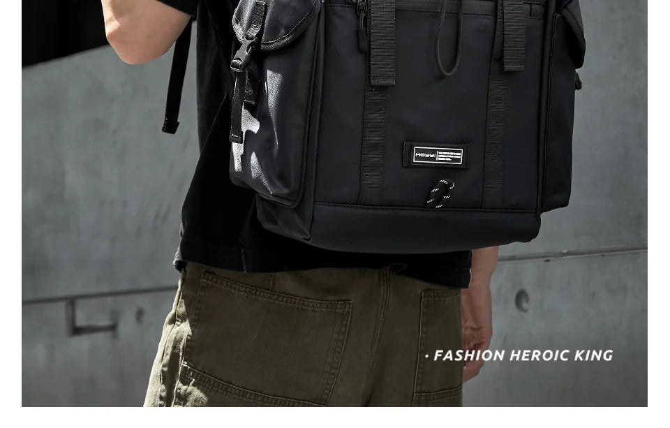 Large Capacity Laptop Backpack Travel Business Men Backpack  Oxford Waterproof With Anti-Theft Zipper Bag Fit Explorer Hiking