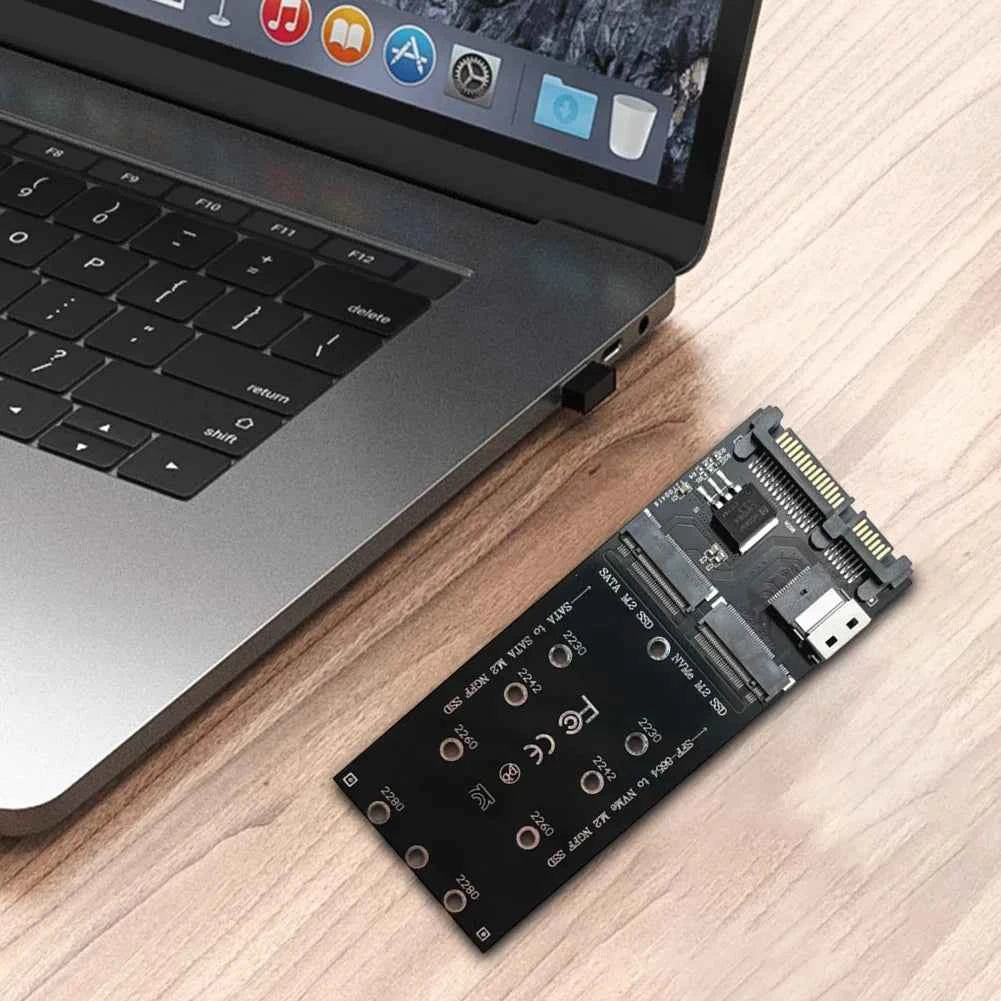 M2 to SATA Adapter SFF8654 to M2 NVMe SSD Converter Expansion Card Riser Board for PC Desktop Mainboard Upgrade