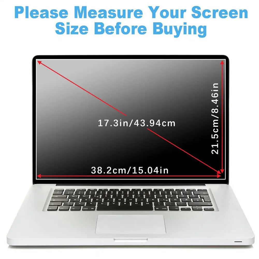 Privacy Screen for Laptop Computer Screen Privacy Shield Removable Anti-Scratch Protector Film for Computer Monitor and Laptop