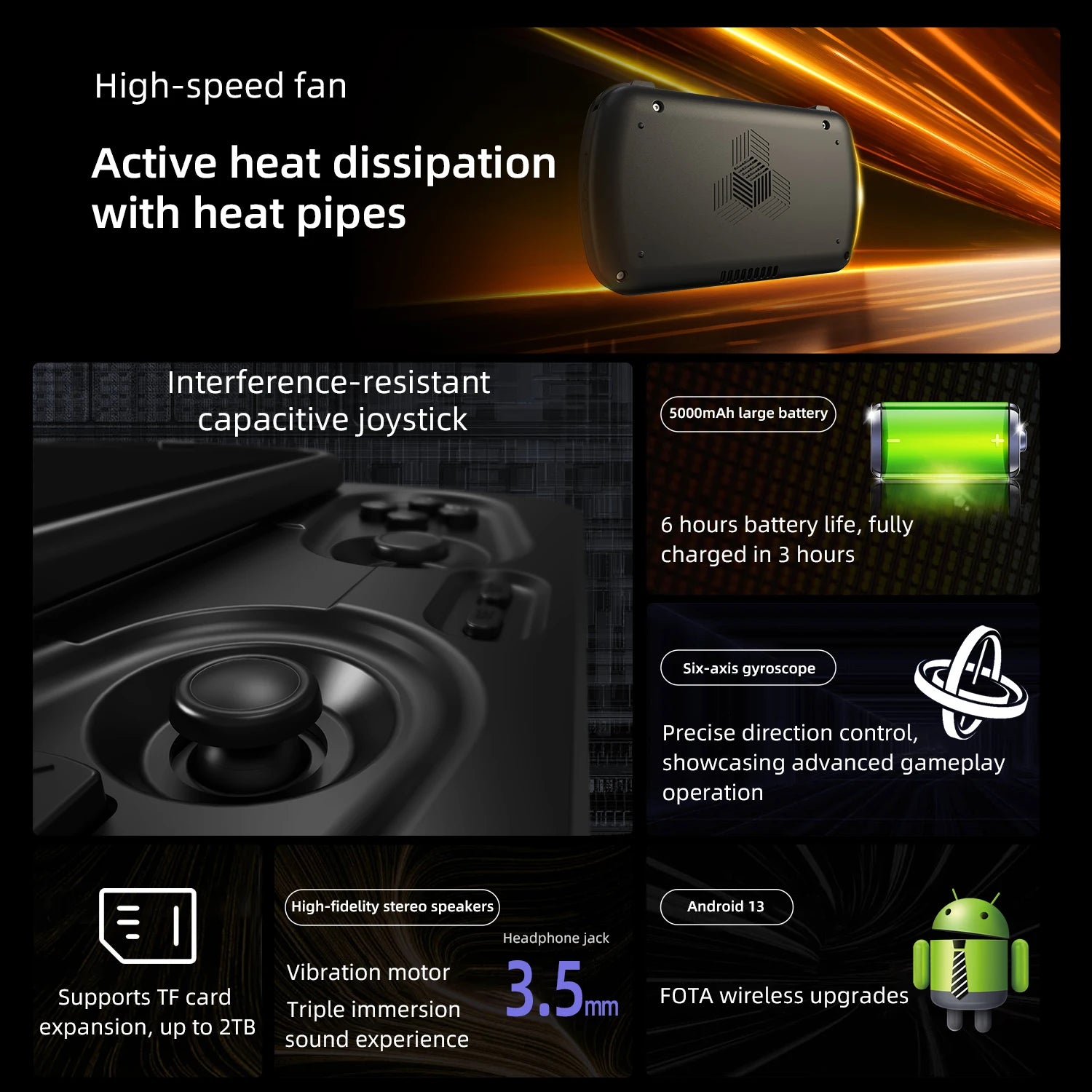 Anbernic RG Slide Retro Handheld Game Console 4.7