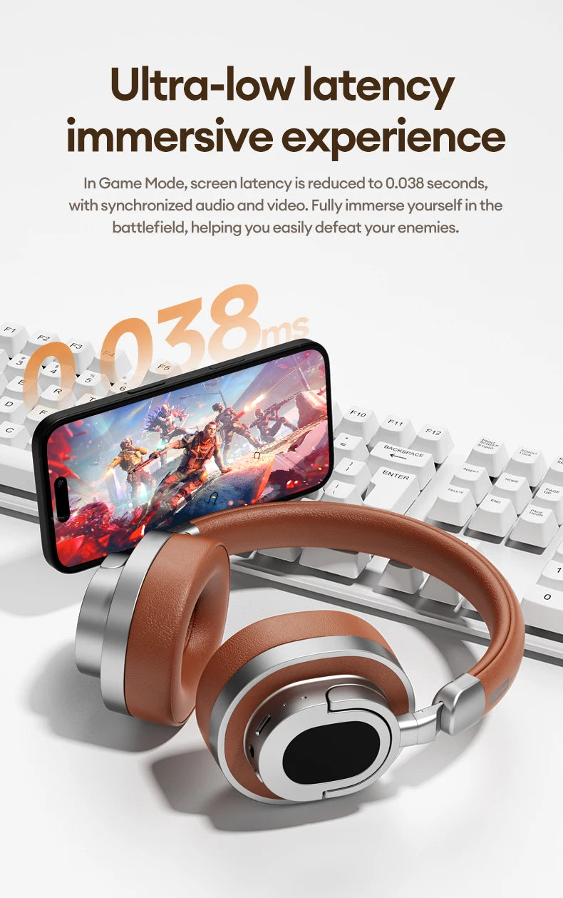 Lenovo LE602 Bluetooth 6.0 Earphones HD Call ENC Noise Reduction Headset HiFi Sound Wireless Ultra Low Latency Gaming Headphones