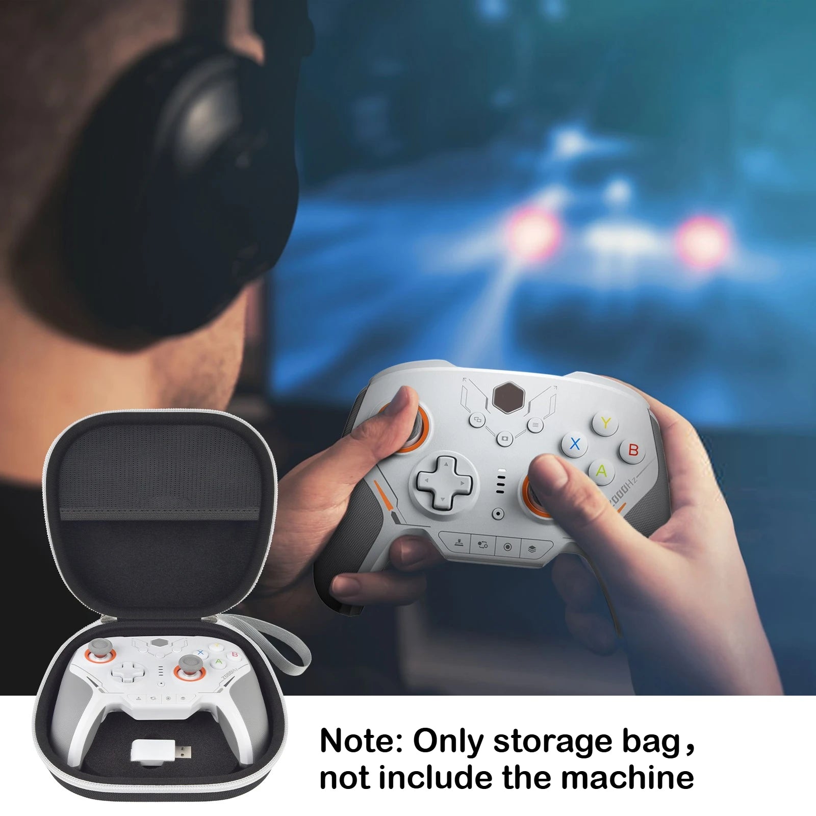 Controller Storage Bag Compatible with BIGBIG WON BLITZ2 TMR PC Gamepad/ Blitz2 Controller Gaming/ Joystick (Bag Only)