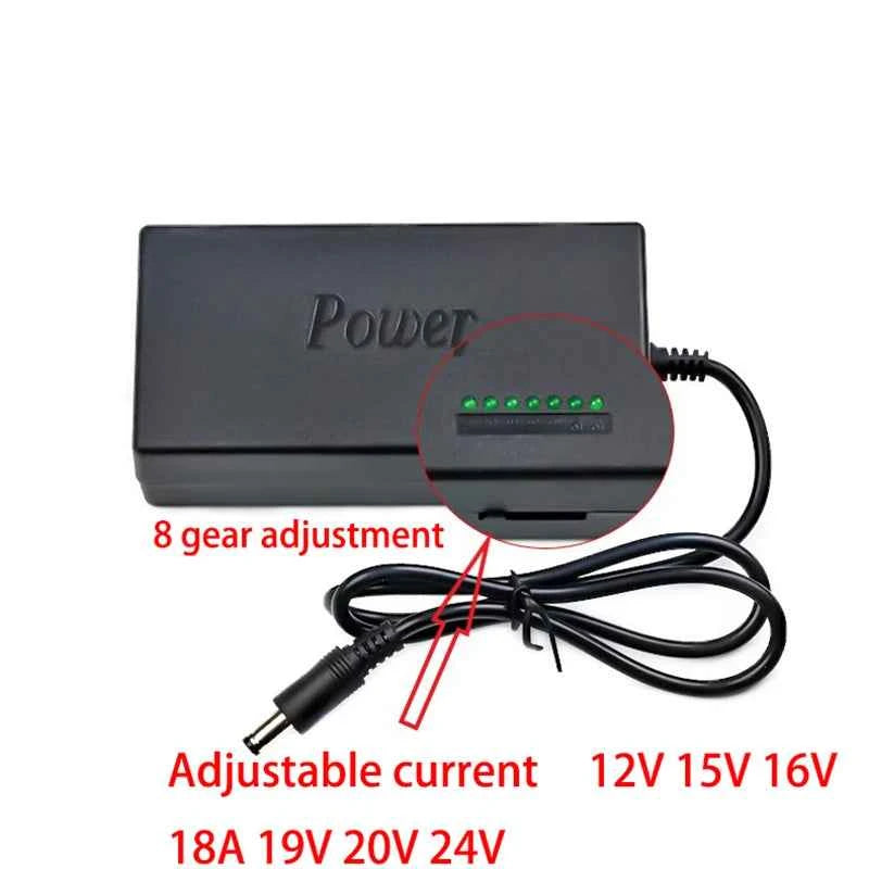 96W Universal AC Laptop Power Adapter 12V 15V 16V 18V 19V 4.5A 20V 24V Charger For Dell For Toshiba  ForAsus For Acer For Lenovo