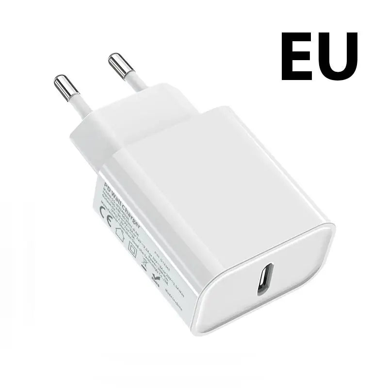 PD 40W Type C Charger Fast Charging Adapter For iPhone 17 13 11 12 14 15 16 Pro Max Plus  Charger USB-C Type C Cable