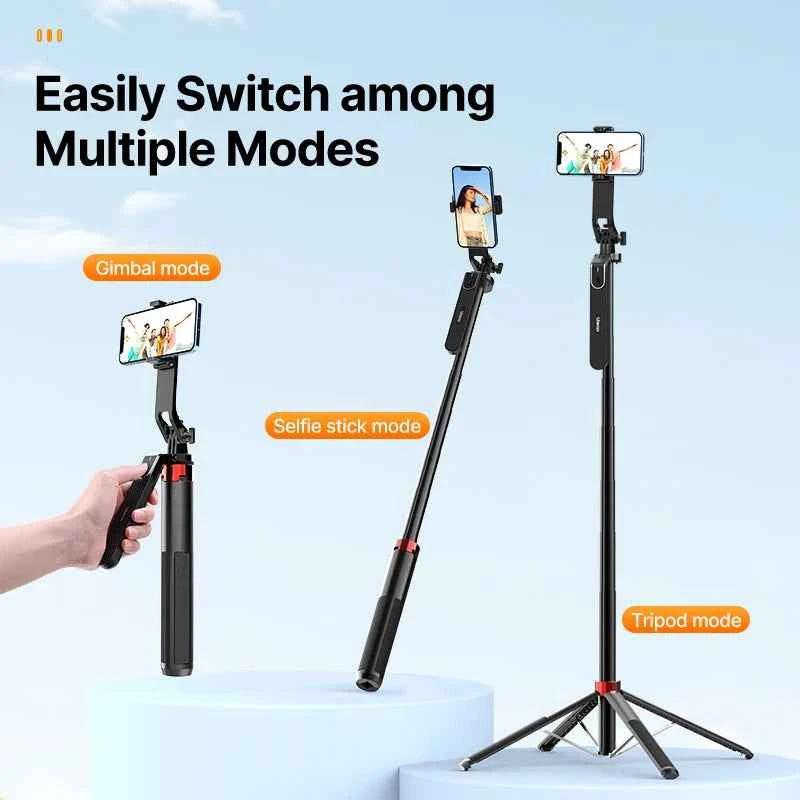 Ulanzi MA09 1.8m Selfie Stick Tripod for iPhone 17 15 Android Phone with Remote Control Panoramic Ball Head Holder U200 VL49 Kit