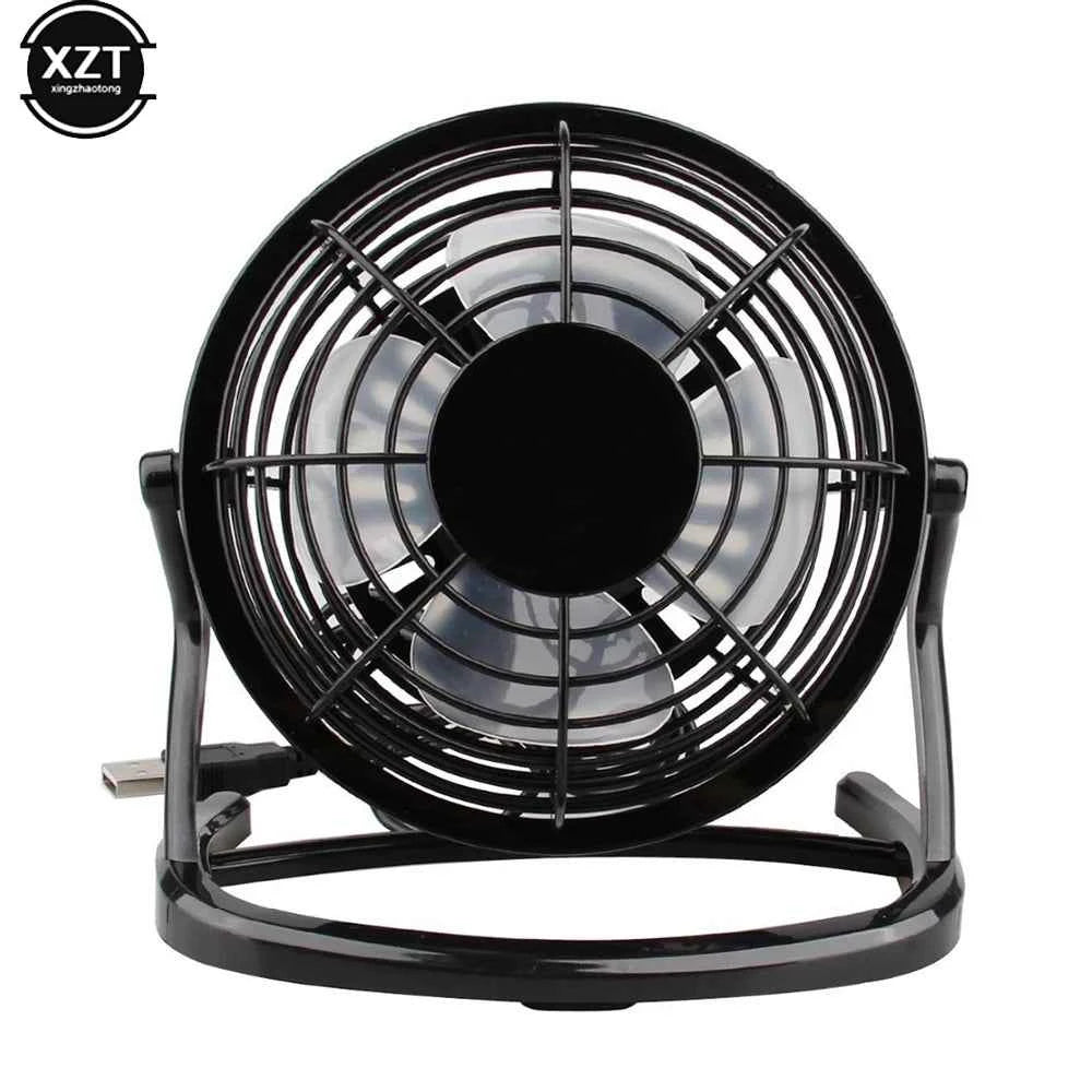 New USB Silent Fan Desk Cooler for Laptop Notebook Desktop PC Ofiice Summer Cooling Fans 4 Blades Rotatable USB Mini Fans Socket