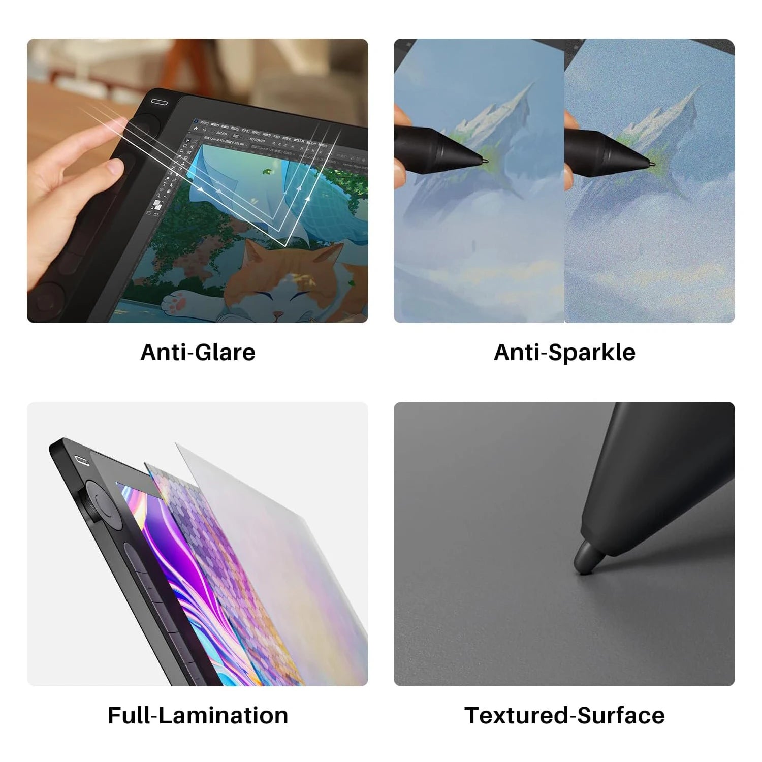 Huion Kamvas 16 (Gen 3) Graphics Tablet 15.8 Inch Display 2.5K QHD Screen with Dual Dials PenTech 4.0 Stylus 16K Levels Pressure