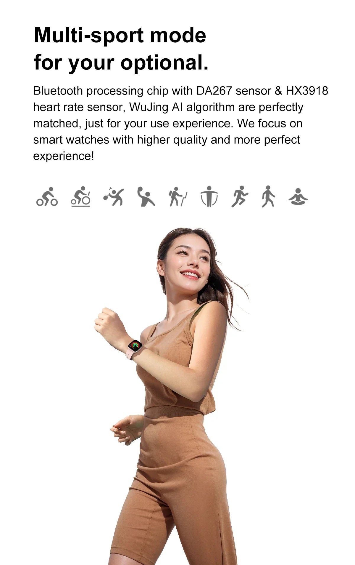 2025 New Original for Apple DT Watch 10 Smart Watch Men AMOLED 4GB Memory Music 3D Surround BT Call Waterproof smart watch Woman