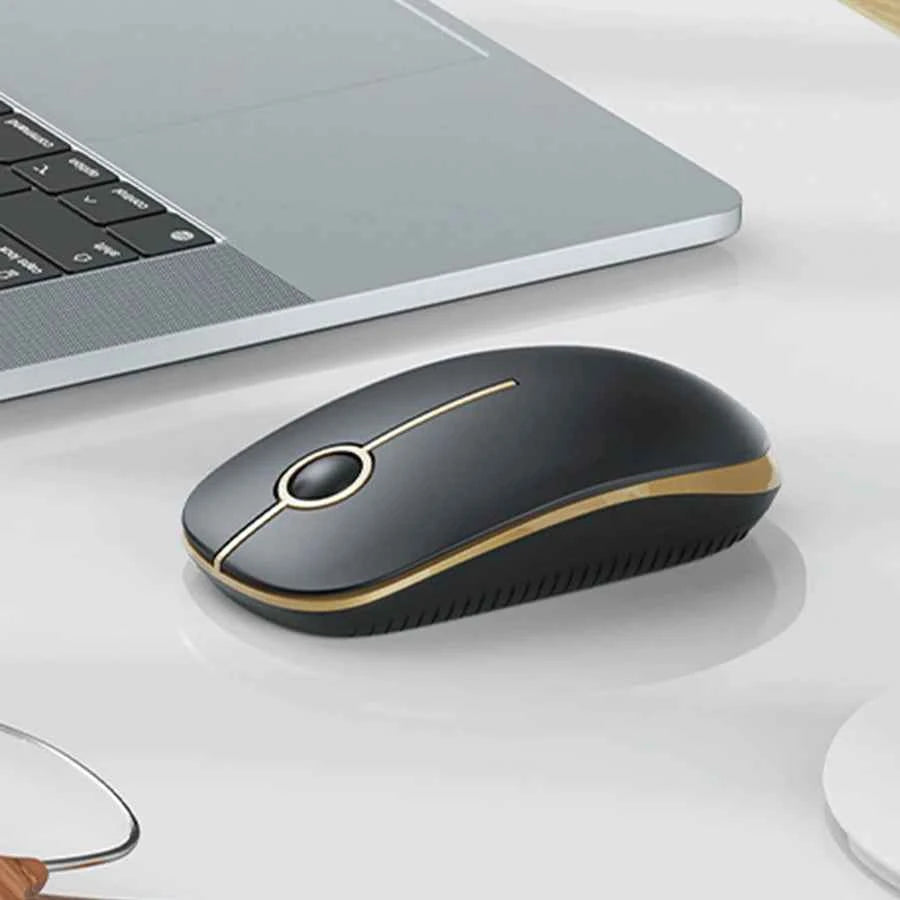 Portable Computer Mouse Wireless Mouse 2.4G Slim Portable Computer Mouse With Nano Receiver ...