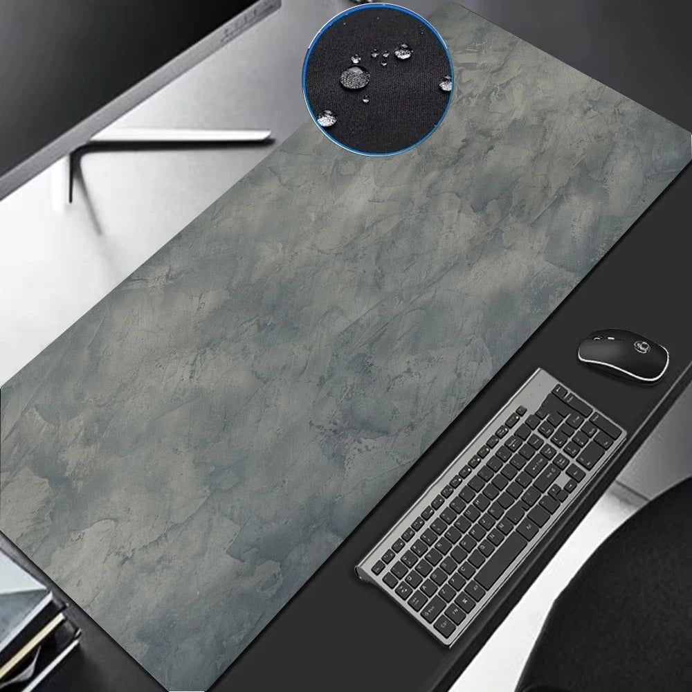 900x400 Gray Textured Tarpaulin Mouse Pad Waterproof Mat Gaming Accessories Control MousePad Gamer Water Proof Cloth Desk Mat