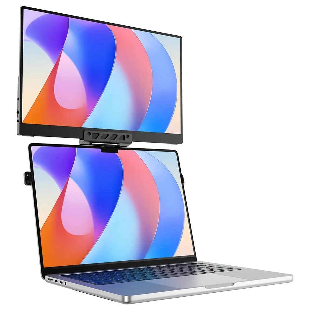 UPERFECT UStand Air Floating Stacked Portable Monitor Stand for Flexible Dual-Screen Setup Adjustable Aluminum Clamp For Laptop