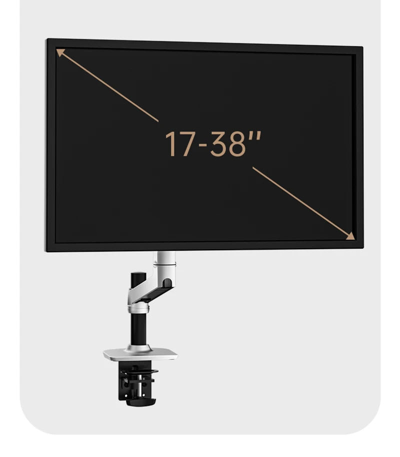 Aluminum Full Motion Free Lifting Ultra Long Arm 10-38 inch LED LCD Monitor Holder Monitor Mount Bracket V63C / XSJ8013C